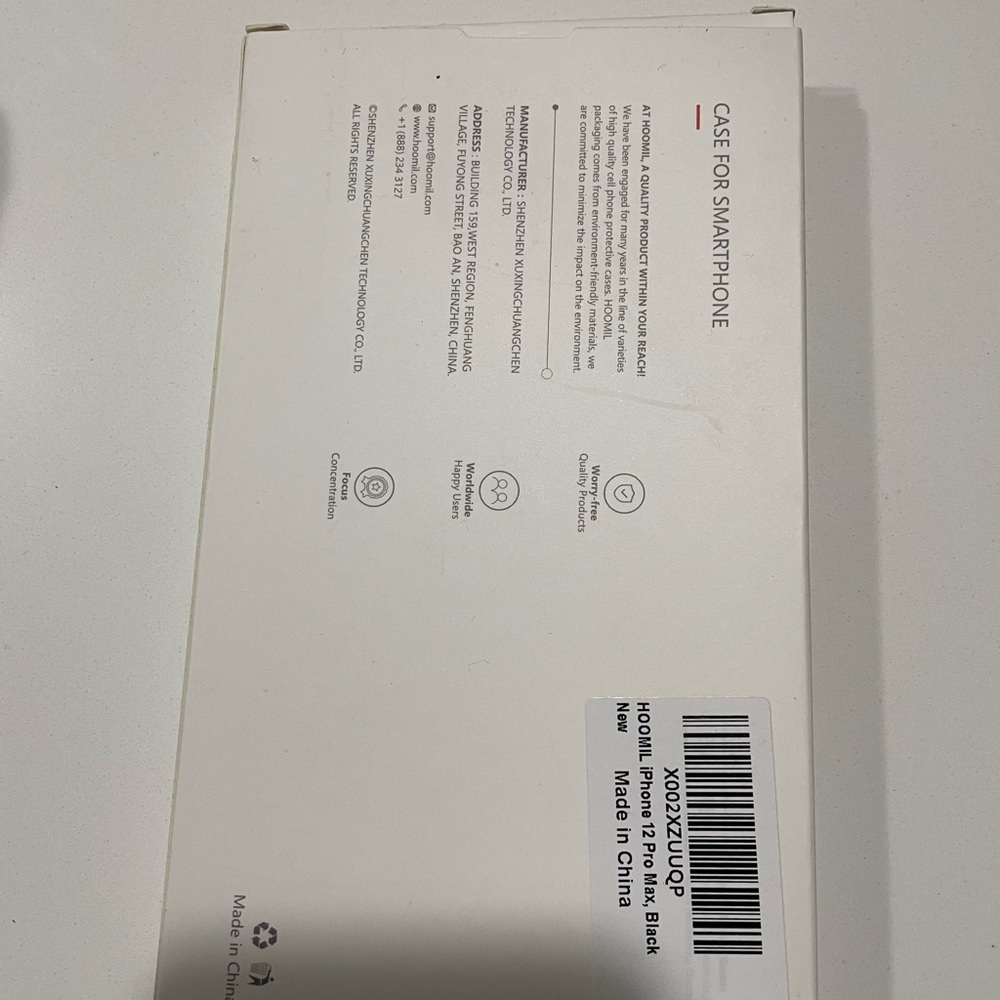 IPHONE 12 PRO MAX CASE BLACK
